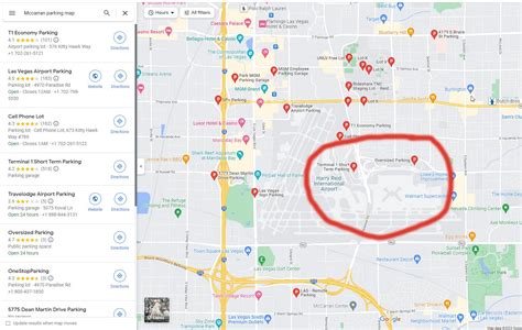 mccarran short term parking rates.